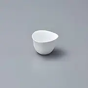 Tonami Shoten Triangular Deep Small Bowl, Made in Japan, Musubi Cup, Won't Crack Even If Dropped, Looks Like Pottery, Aluminum, Lightweight, Powdered, Small, Outdoor Activities, Camping, Can Be Repainted 23 Years Version