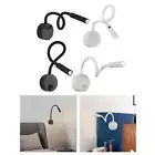 LED Reading Lights,Wall Mount Lamp with Flexible Gooseneck, Bedside Night Light