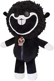 Kouipoie 14 Inch Critters Plush Toys, Funny Nightmare Chops Plush Toy, Christmas, Halloween and Birthdays for Gaming Fans (Baba Goats)