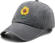 [MINYJHZ] Sunflower Hat for Women, Lightweight, Adjustable Fit Soft, Breathable Baseball Cap