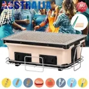 Charcoal BBQ Grill Japanese Korean Ceramic Hibachi BBQ Table Yakitori Barbecue