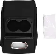 Car Center Console Cover with 2 Cup Holder and Tissue Box, Universal Armrest Pad with Memory Foam Liner, Vehicle Arm Rest Cushion Protector