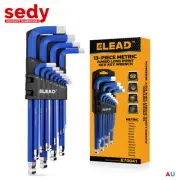 13Pcs Extra Long Hex Key Set Allen Key Hex Wrench 2-19mm Long Ball Heavy Duty