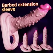 Penis-Extension Extender Sleeve-Cock-Sheath-Girth-Enhancer Enlarger Male Condom
