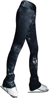 [WNFQJJRM] Girls Figure Skating Training Pants Stretchy Gymnastic Yoga Tights Ice Skating Trousers Legging Training Practice Pants-B||3XL