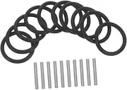10pcs Seal Kit for Sink Drain Connector Plugs for Clogged Sink Replacement for Drain Valve Repair