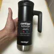Contigo Superior Travel Mug 20oz Hot Cold Leak Proof Snapseal 2.0 Lid Black
