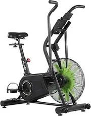 [Everfit] Air Bike, Exercise Bikes Trainer Stationary Cardio Training Bicycle Indoor Cycling Gym Equipment Home Workout Lifespan Fitness, Digital Monitor Display Black