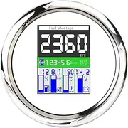 HAN-Store 85mm Tachometer Meter 5 in 1 Multi-Functional TFT Screen Fuel Level Water Temp 0~10Bar Oil Pressure Gauge Fit for Car Boat Yacht (Color : WS)