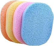 Zintan Cleansing Cellulose Sponge Face Wash Makeup Buffer Remover Facial Sponge 6Pcs Green Traditional