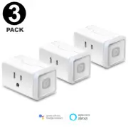 Smart Plug Outlet WiFi Smart Home Voice Control Work w/ Alexa & Google Assistant