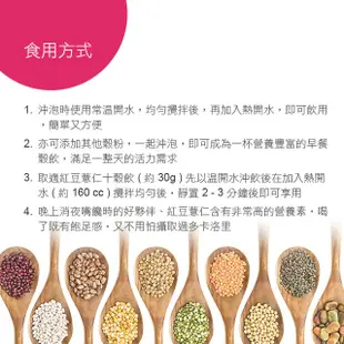 【金潤益】紅豆薏仁十穀飲 250g (無糖)｜十穀飲 沖泡穀粉 穀粉｜結善圓