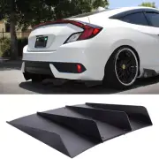 For Honda Civic 2016-2021 Rear Diffuser 4 Shark Fins Bumper Lip Lower Spoiler (for: Honda)