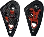 FJMQHU 2Pcs Helmet Shield Base Repair Parts Side Plate Helmet Lens Base for GXT-358
