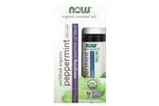 NOW Foods, Certified Organic Peppermint Roll-On, 1/3 fl oz (10 ml)
