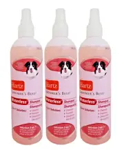 Hartz Groomers Best Waterless Shampoo For Dogs 3 In 1 Solution 12 Oz Set of 3