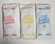 (3) Crayola Model Magic Air Dry Clay Primary Colors: Red + Blue + Yellow 8oz LOT
