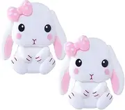 Tofficu 2pcs Cartoon Resin Decor Stickers DIY Handicraft Material for Mobile Phone Cases Cups and More Safe Stylish and Versatile Decoration