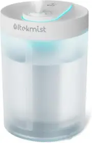 4L Top Fill Cool Mist Humidifier with Oil Diffuser, Nightlight,31H Runtime-Clear