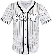 [Karl Kani] Serif Pinstripe Baseball Jersey