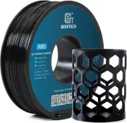 1kg/Roll Geeetech 3D Printer Filament ABS+ 1.75mm Black for FDM 3D Printer US