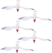 Abaodam 5pcs Inflatable Seagull Water Balloons Beach Party Toys Pool Bath Decorations Hawaiian Favor for Outdoor Activities