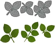 Leaves Metal Die Cuts Cutting Dies Paper Cutting Stencils Templates Cutter Molds Moulds for Greeting Card Making DIY Scrapbooking Embossing Craft Decorative