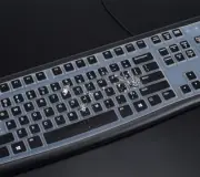 for Logitech K120 & MK120 Wired Keyboard Ultra Thin Logitech MK1 Keyboard Cover