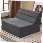 Sofa Bed Foldable Mattress Luxury Miss Fabric, Folding Sleeper Sofa Chair Bed
