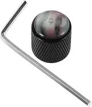 Gatuida Electric Guitar Potentiometer Knob: Metal Bass Knob For Volume Tone Control - Universal Switch With Wrench For Musical Instrument Repair