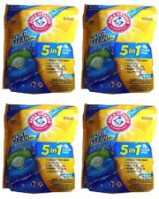 (4 Pack) Arm & Hammer Oxi Clean Odor Blaster 5in1 24 Power Paks Stain Remover