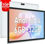 10 Inch Android Tablet 32GB ROM 1024GB Expand 6000mAh Quad-Core 2GB RAM Wifi