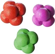 Totority 3pcs Hexagonal Reaction Ball Fitness Agile Balls for Improved Reflexes Hand Eye Coordination Multi Sport Training Tool for Agility Coordination Durable Random Color