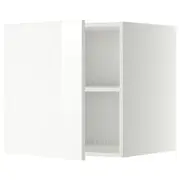 METOD top cabinet for fridge/freezer, white/Ringhult white, 60x60x60 cm