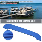 Boat Bimini Top Storage Boot Pacific Blue 73"-78" W 600D Marine Grade Polyester