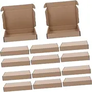 CANIGHT 25pcs Thickened Shipping Boxes Multi Purpose Storage and Moving Boxes for Transporting Clothes Towels and Small Items Paperboard Packing