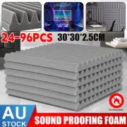 24-96X Studio Foam Acoustic Panels Sound Absorbtion Proofing Panel Wedge Indoor