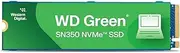 Western Digital SN350 480 GB M.2 NVMe Solid State Drive, Green