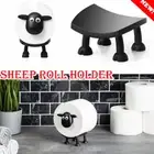Cute Black Sheep Bathroom Roll Paper Rack Paper Towel Storage Paper Rack
