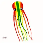 10m New POWER FOUR colors 3D parafoil Octopus kite Factory Outlet softwarekite