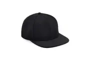 Beechfield 6 Panel Snapback Cap (Black) (One Size)