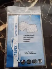 4 packs InTENSity Electrodes 2"x2" Tens unit Premium reusable 4 pads per pack