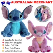 Disney Angel Stitch Ultra Soft Plush Stuffed Toys Dolls Gifts Stitch 30-60cm