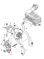 Genuine Adapter VW AUDI Beetle Cabrio CC Eos Golf R32 GTI Rabbit 06J131166A