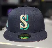 New Era 59fifty Seattle Mariners 20th Anniversary Silver Prime Edition 7 1/2