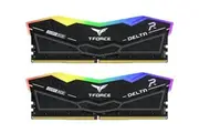 Team T-Force Delta RGB 16GB (2x8GB) DDR5-6000 Memory - Black [FF3D516G6000HC38ADC01]