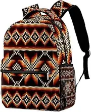 Knitting Pattern with Red Color Backpack Students Shoulder Bags Travel Bag College School Tote Backpacks for Women Men Kids Teen Girls Boys