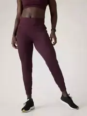Athleta XL Extra Large Unstoppable Jogger Spiced Cabernet NWT! #818485