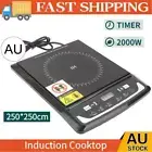 2000W Portable Electric Induction Cooktop Cooker Ceramic Cook Top Touch Screen