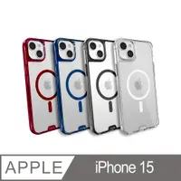 在飛比找PChome24h購物優惠-hoda iPhone 15 MagSafe 晶石鋼化玻璃軍